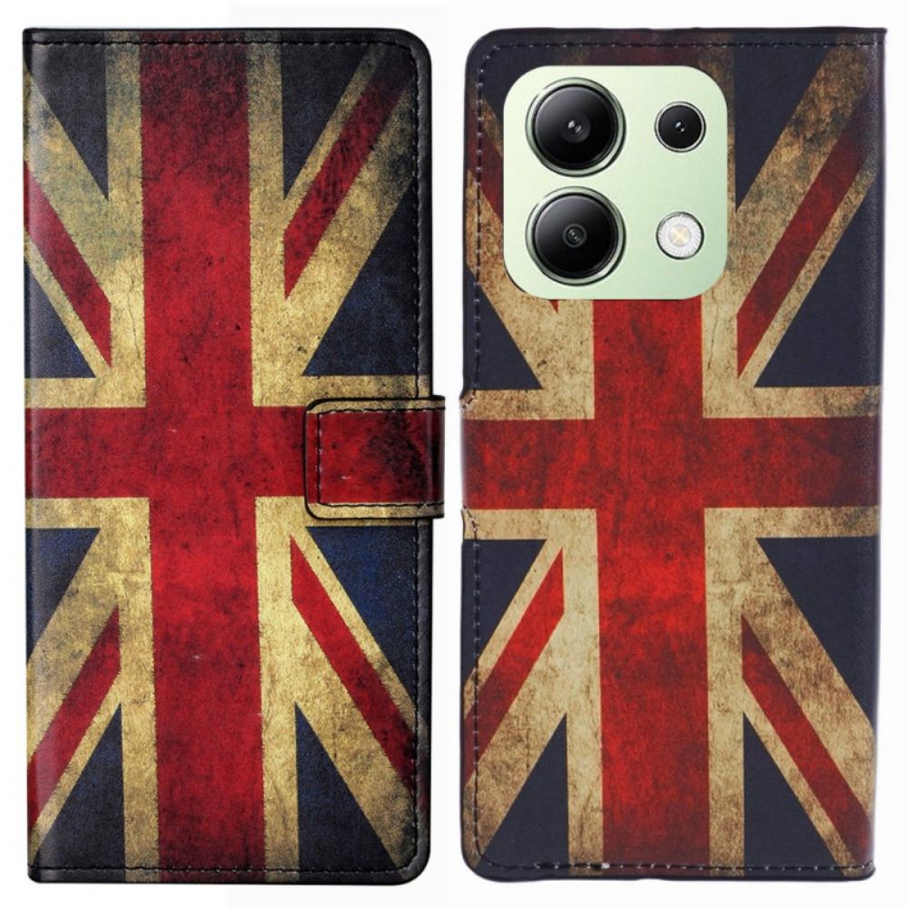 Lederhüllen Xiaomi Redmi Note 13 4g Union Jack