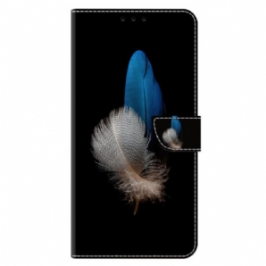 Lederhüllen Xiaomi Redmi Note 13 4g Zwei Federn