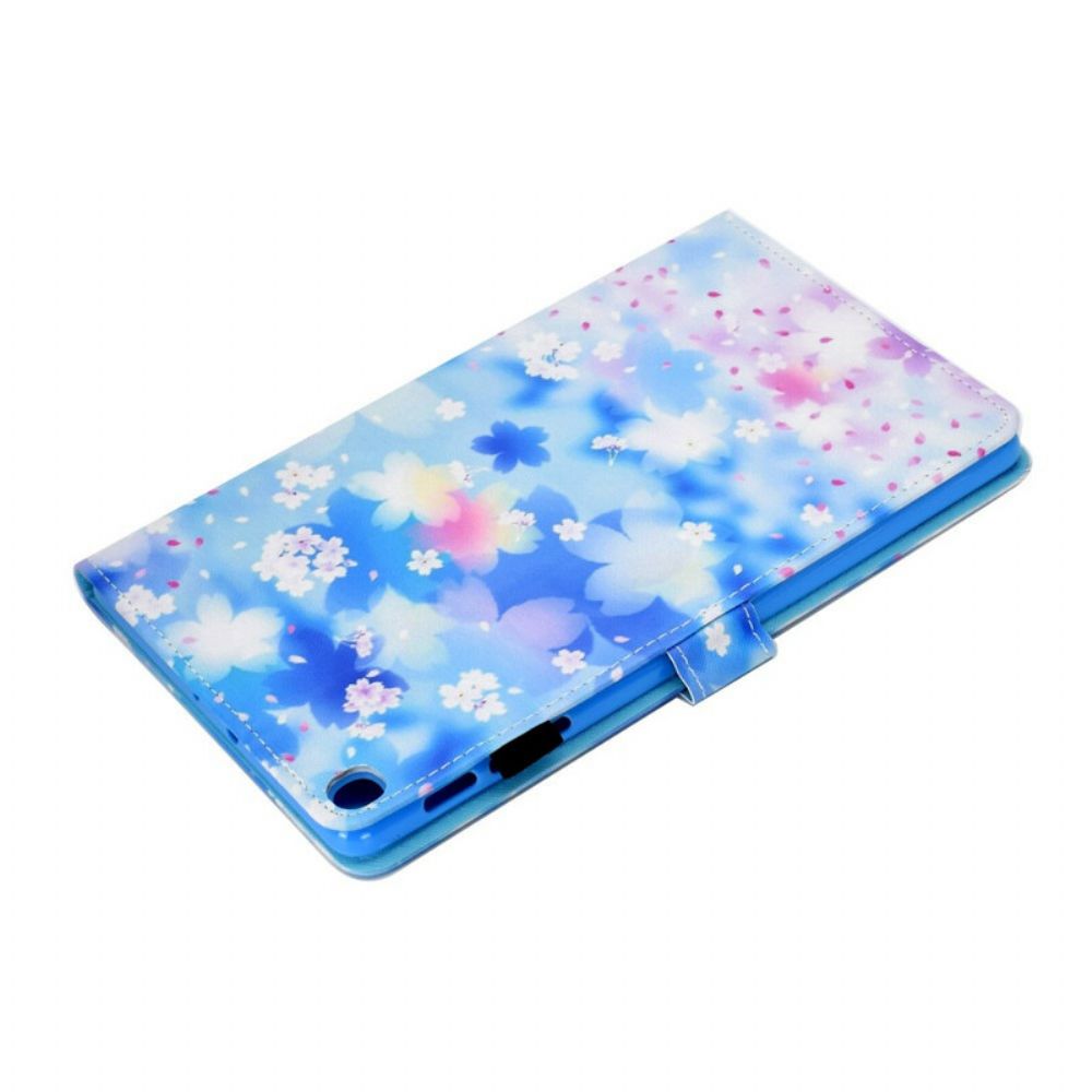 Flip Case Für Samsung Galaxy Tab S5e Aquarellblumen