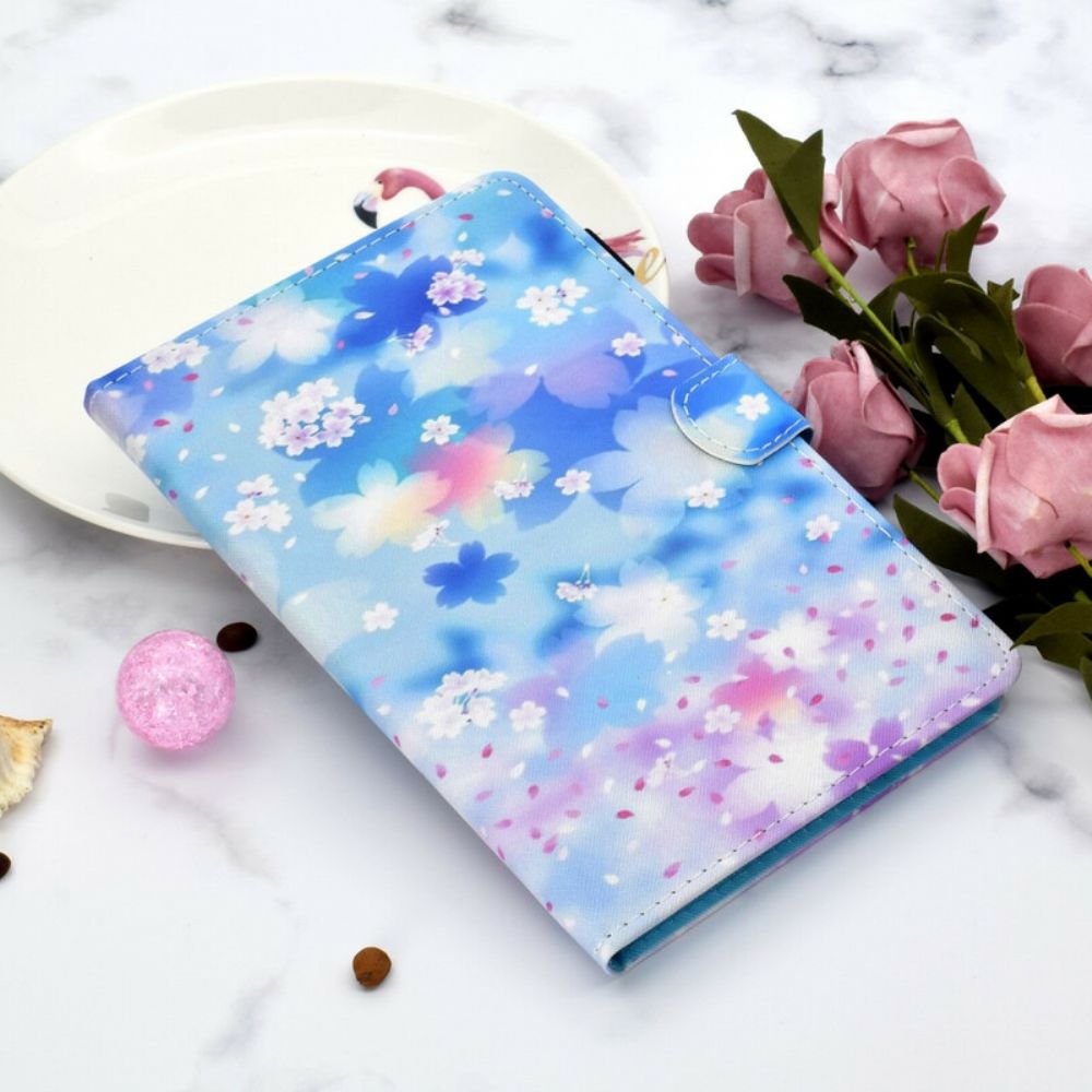 Flip Case Für Samsung Galaxy Tab S5e Aquarellblumen