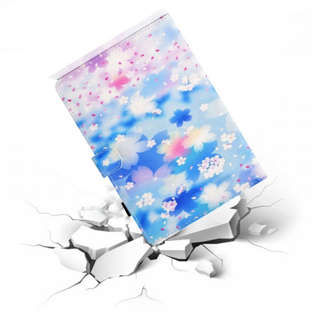 Flip Case Für Samsung Galaxy Tab S5e Aquarellblumen