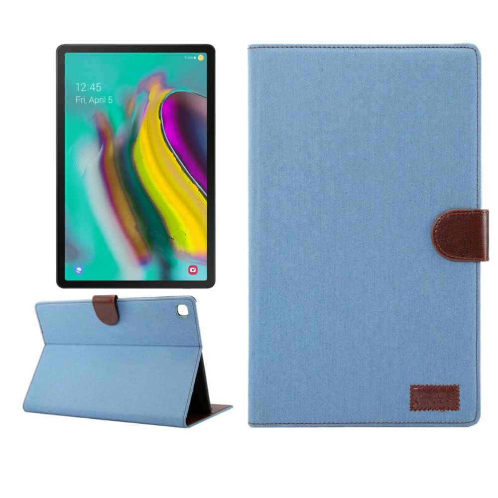 Flip Case Für Samsung Galaxy Tab S5e Jeans