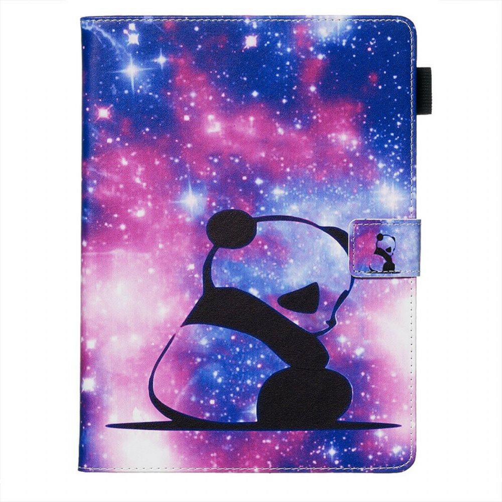 Flip Case Für Samsung Galaxy Tab S5e Panda-weltraum