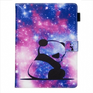 Flip Case Für Samsung Galaxy Tab S5e Panda-weltraum