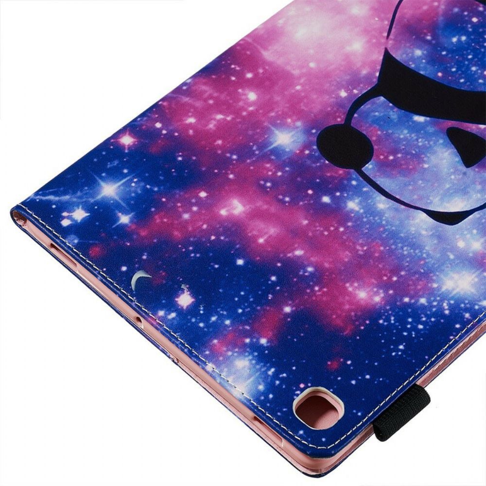 Flip Case Für Samsung Galaxy Tab S5e Panda-weltraum