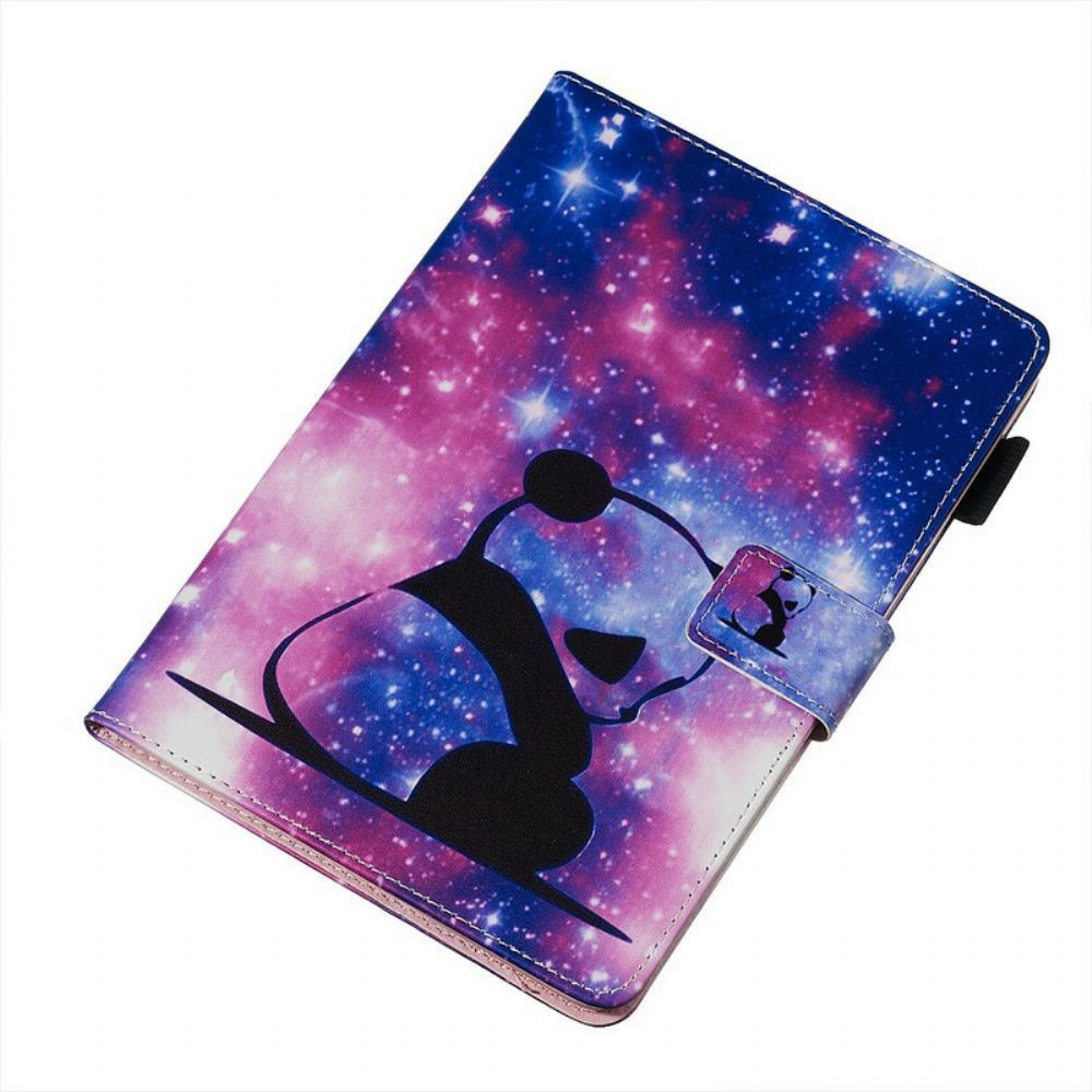 Flip Case Für Samsung Galaxy Tab S5e Panda-weltraum