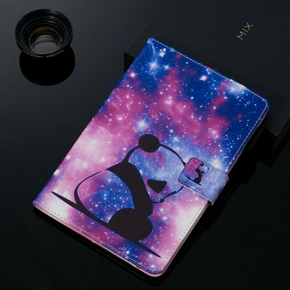 Flip Case Für Samsung Galaxy Tab S5e Panda-weltraum