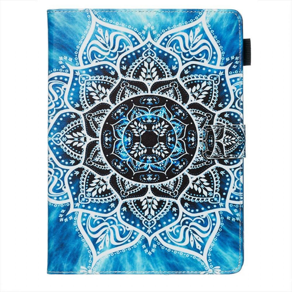 Flip Case Für Samsung Galaxy Tab S5e Schneeflocken-mandala