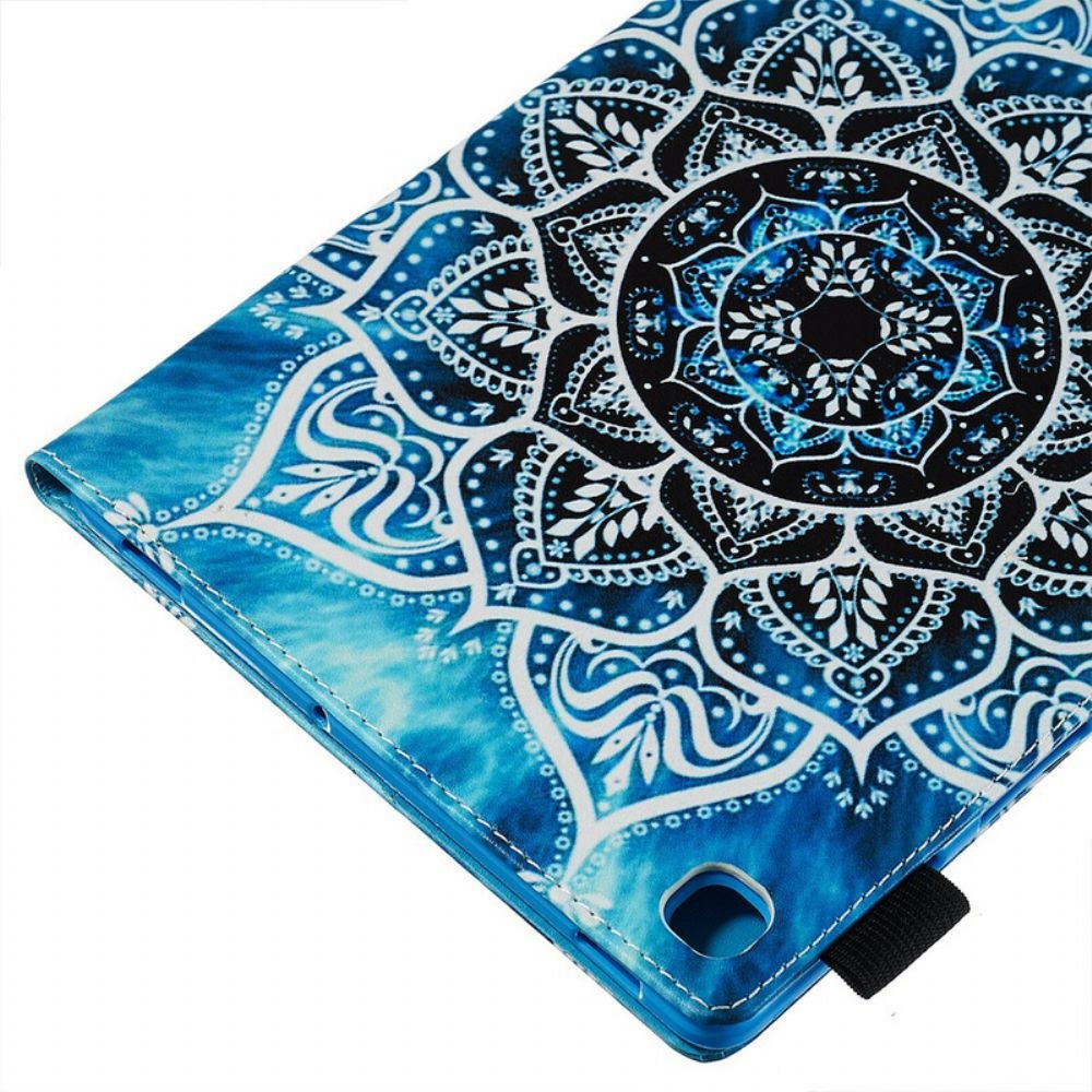 Flip Case Für Samsung Galaxy Tab S5e Schneeflocken-mandala