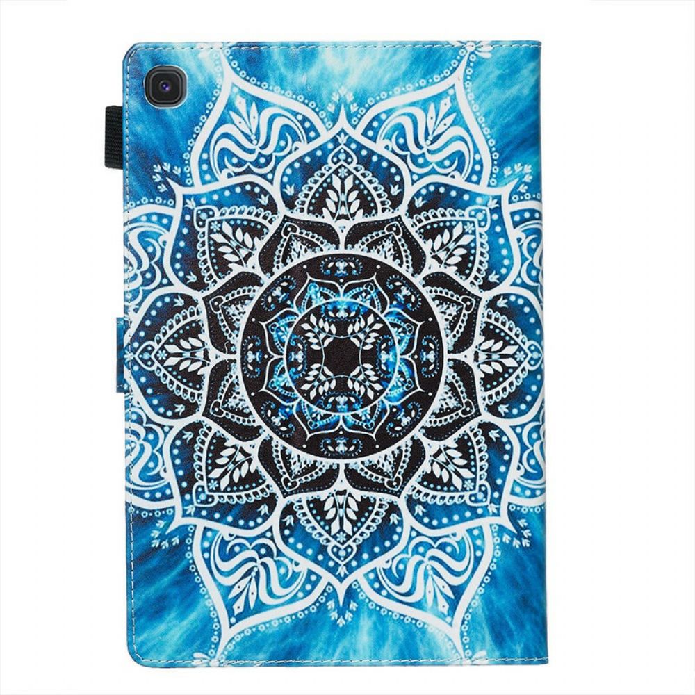 Flip Case Für Samsung Galaxy Tab S5e Schneeflocken-mandala