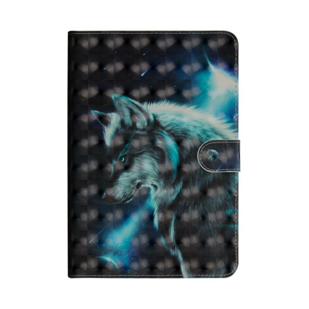 Flip Case Für Samsung Galaxy Tab S5e Wilder Wolf