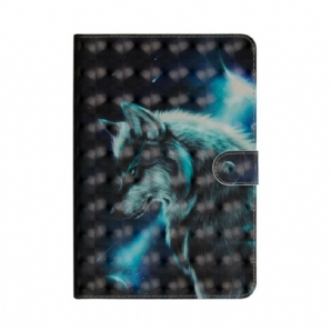 Flip Case Für Samsung Galaxy Tab S5e Wilder Wolf