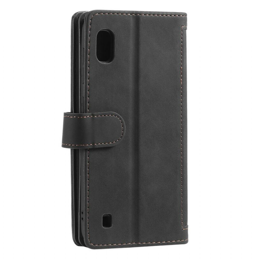 Flip Case Für Samsung Galaxy A10 Coin Purse 9 Kartenhalter