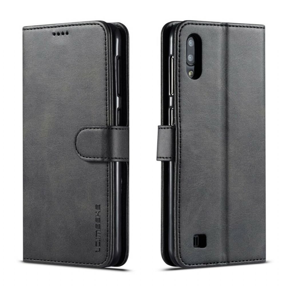 Flip Case Für Samsung Galaxy A10 Lc.imeeke Ledereffekt