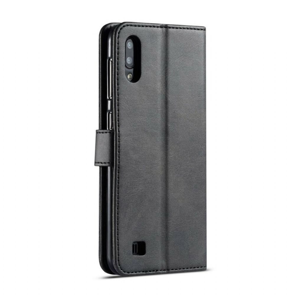 Flip Case Für Samsung Galaxy A10 Lc.imeeke Ledereffekt