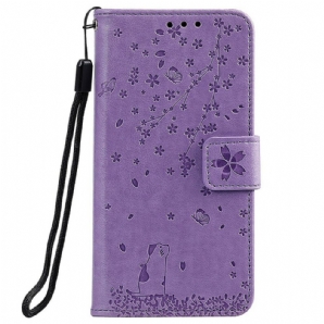 Flip Case Für Samsung Galaxy A10 Mit Kordel Strap Reverie