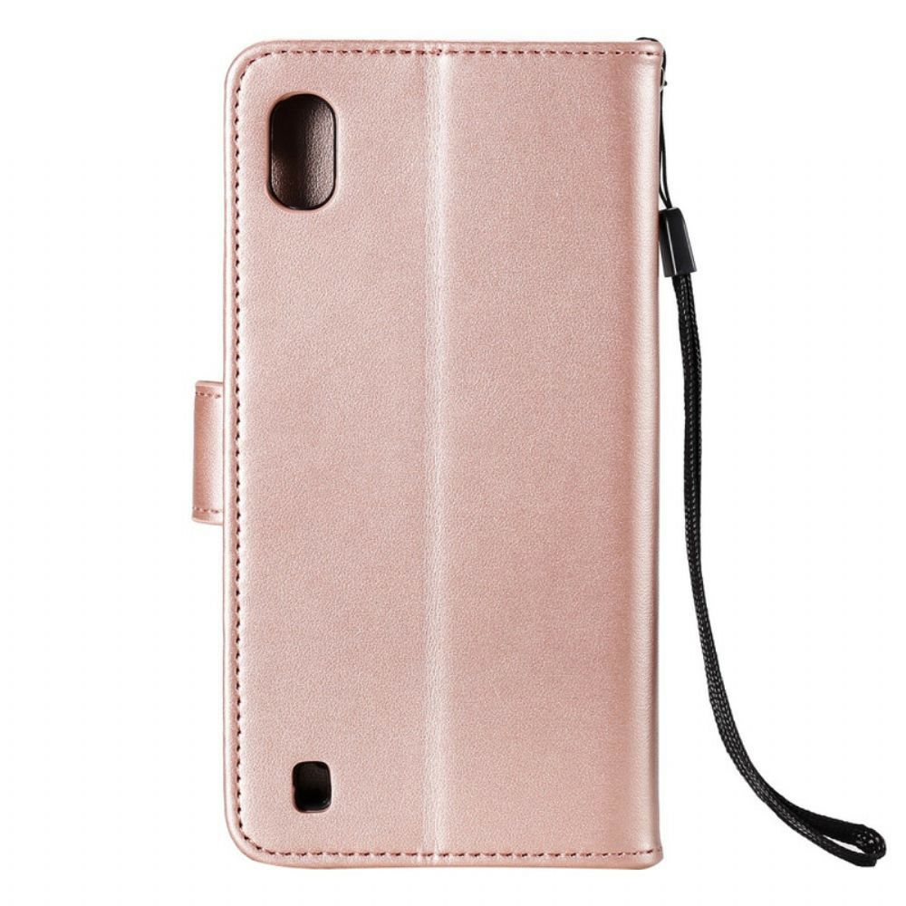 Flip Case Für Samsung Galaxy A10 Mit Kordel Strap Reverie