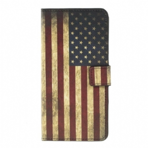 Flip Case Für Samsung Galaxy A10 Us-flagge