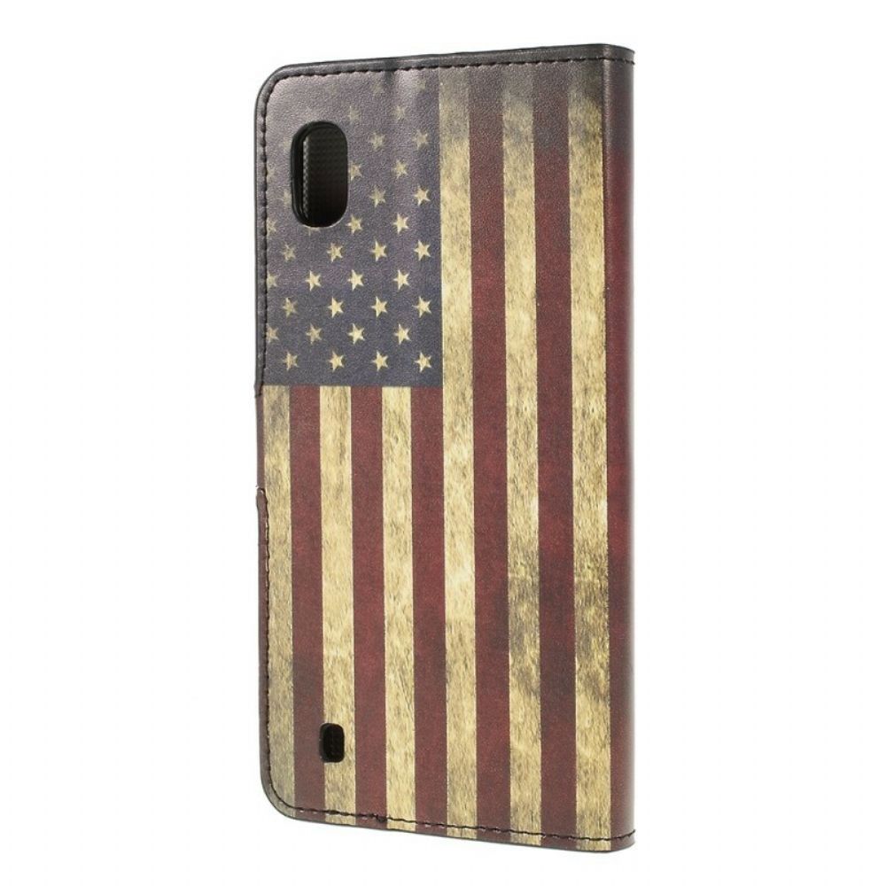 Flip Case Für Samsung Galaxy A10 Us-flagge