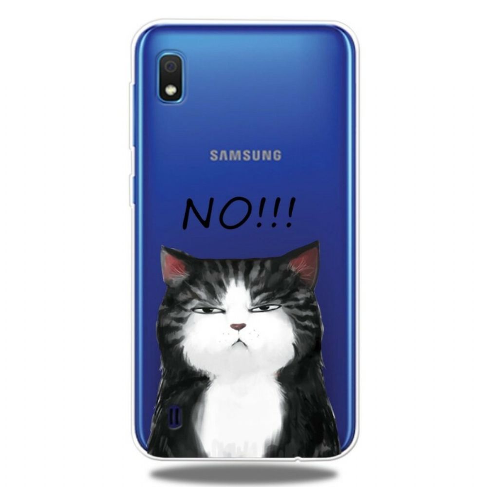 Handyhülle Für Samsung Galaxy A10 Die Katze Die Nein Sagt