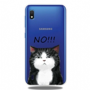 Handyhülle Für Samsung Galaxy A10 Die Katze Die Nein Sagt