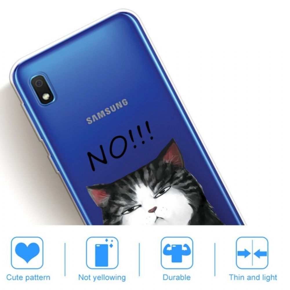 Handyhülle Für Samsung Galaxy A10 Die Katze Die Nein Sagt