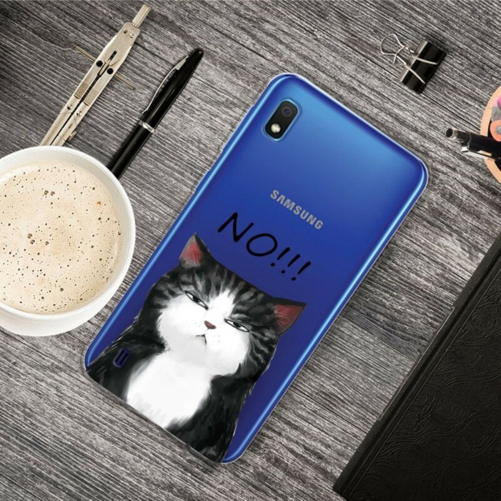 Handyhülle Für Samsung Galaxy A10 Die Katze Die Nein Sagt