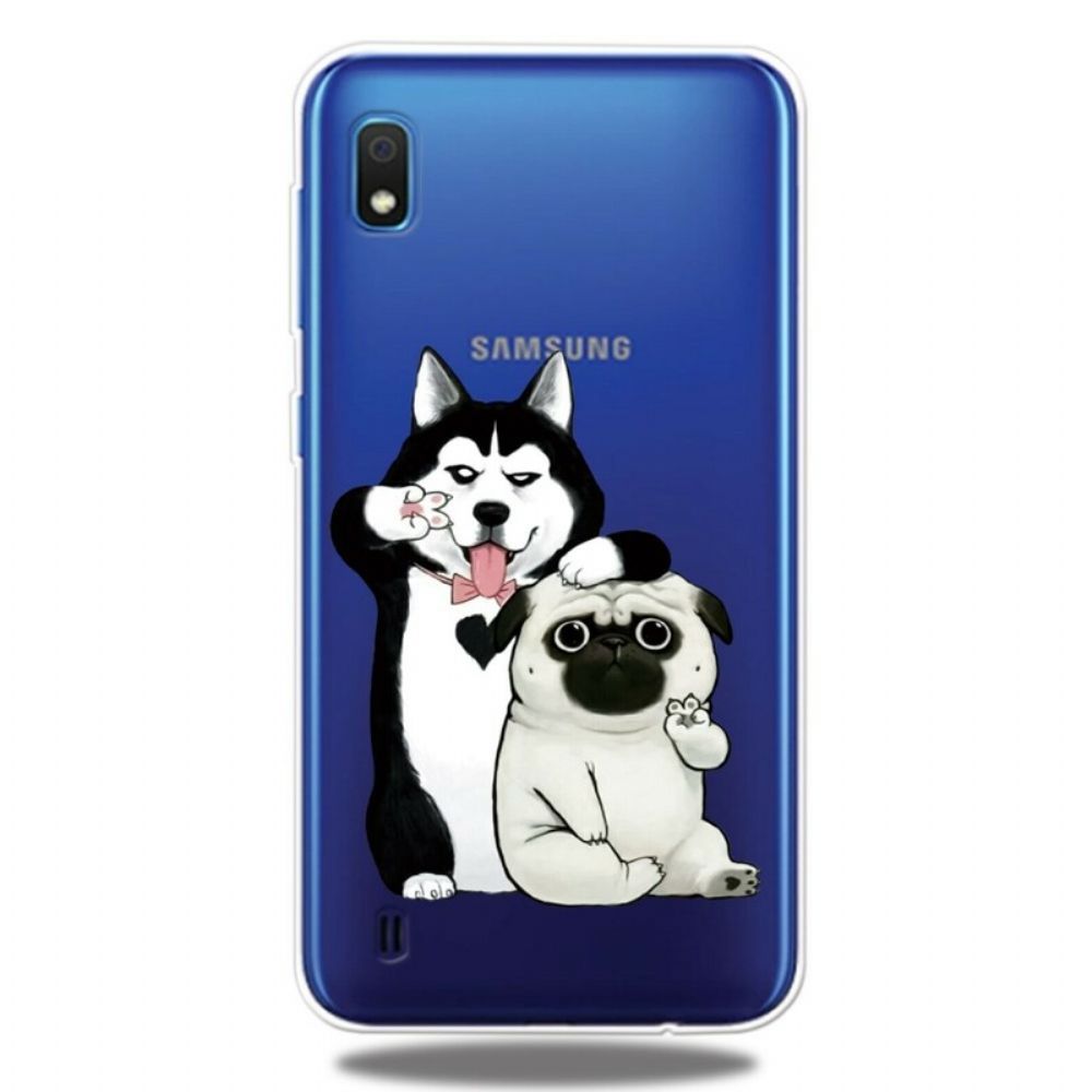 Handyhülle Für Samsung Galaxy A10 Lustige Hunde