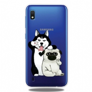 Handyhülle Für Samsung Galaxy A10 Lustige Hunde