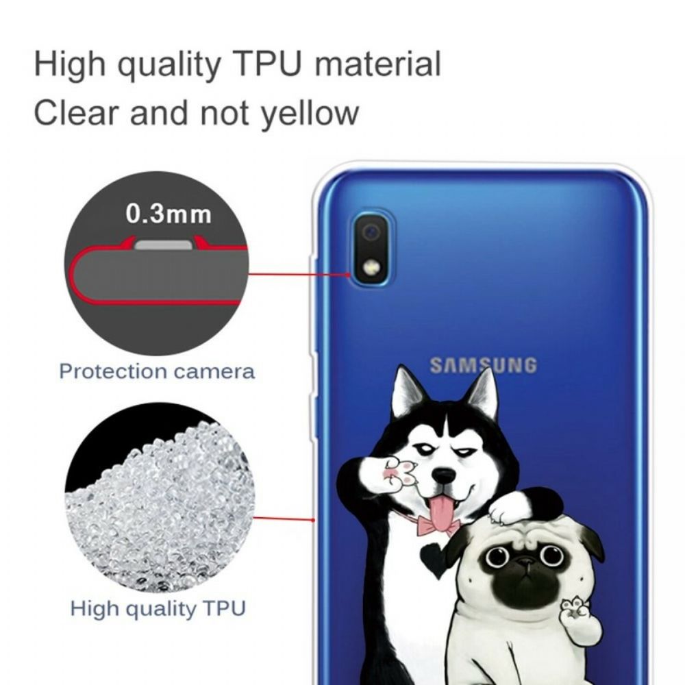 Handyhülle Für Samsung Galaxy A10 Lustige Hunde