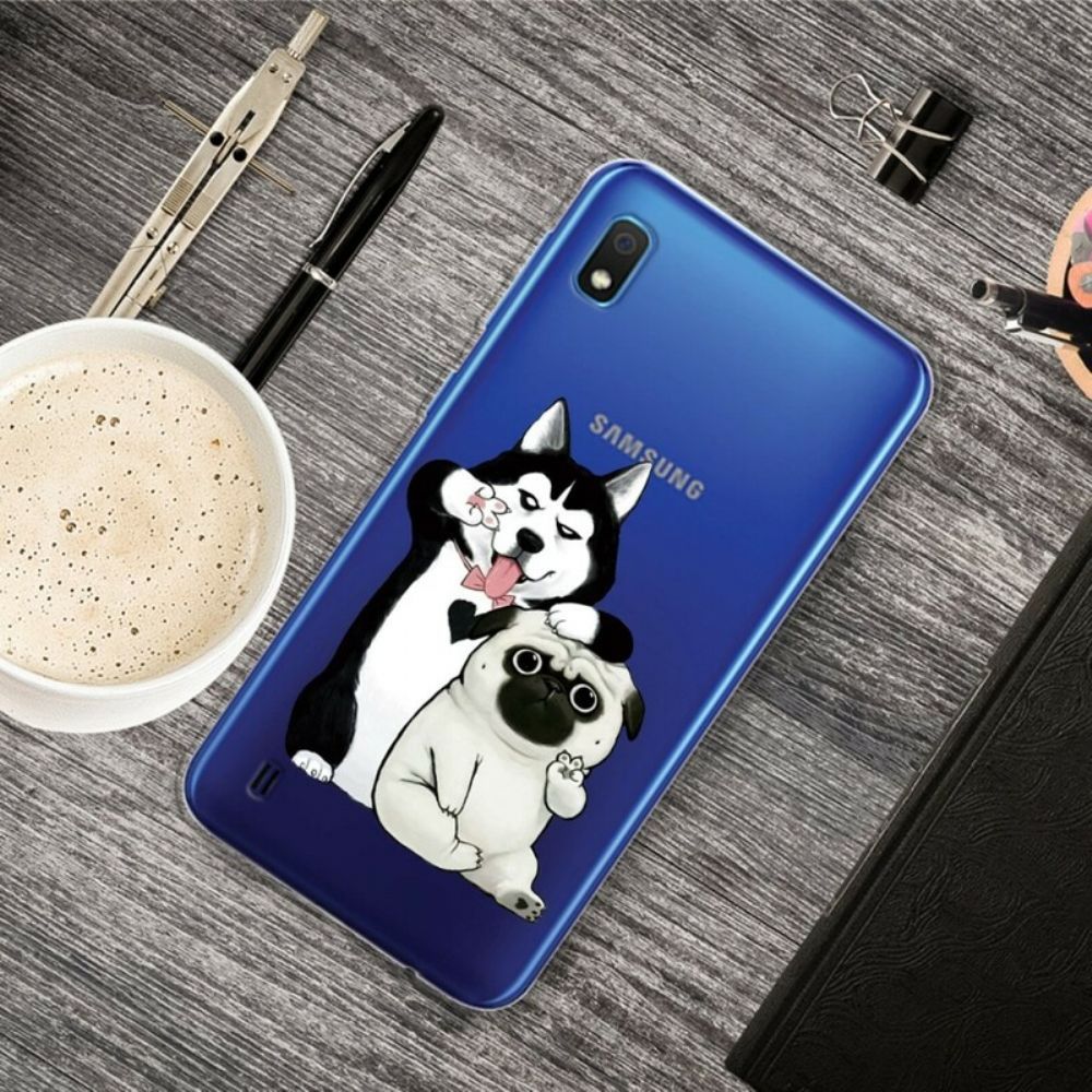 Handyhülle Für Samsung Galaxy A10 Lustige Hunde