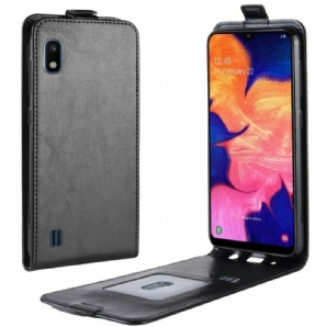 Lederhüllen Für Samsung Galaxy A10 Flip Case Faltbarer Ledereffekt