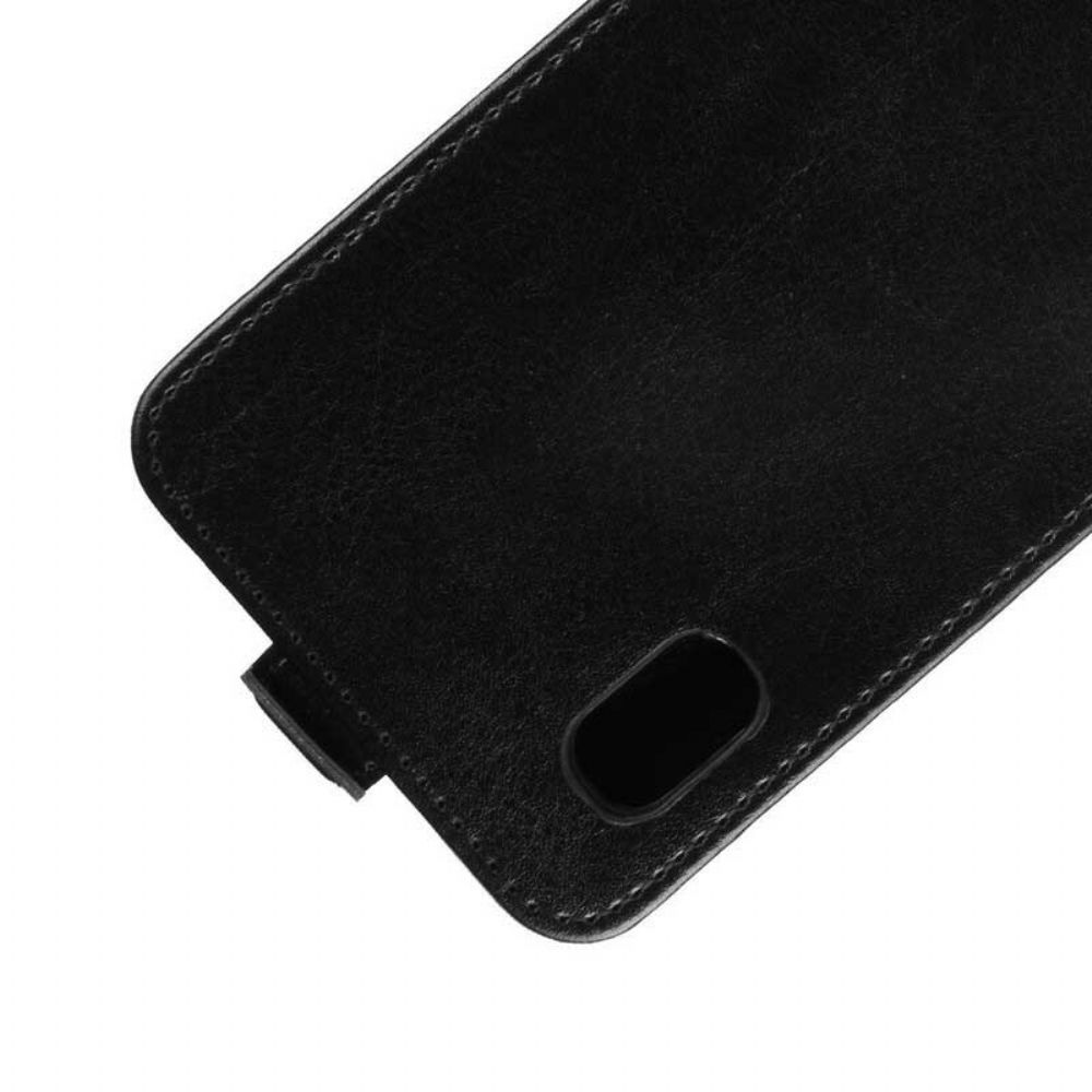 Lederhüllen Für Samsung Galaxy A10 Flip Case Faltbarer Ledereffekt