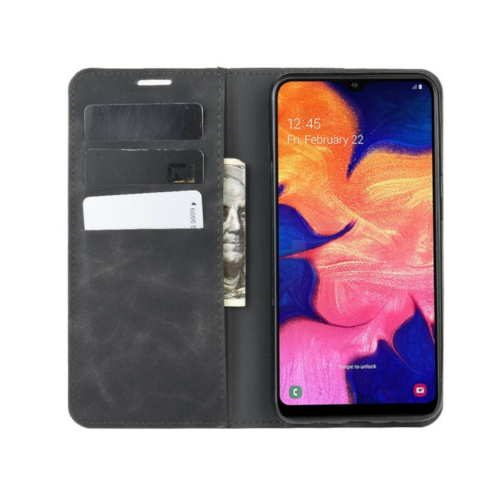 Schutzhülle Für Samsung Galaxy A10 Flip Case Weicher Ledereffekt