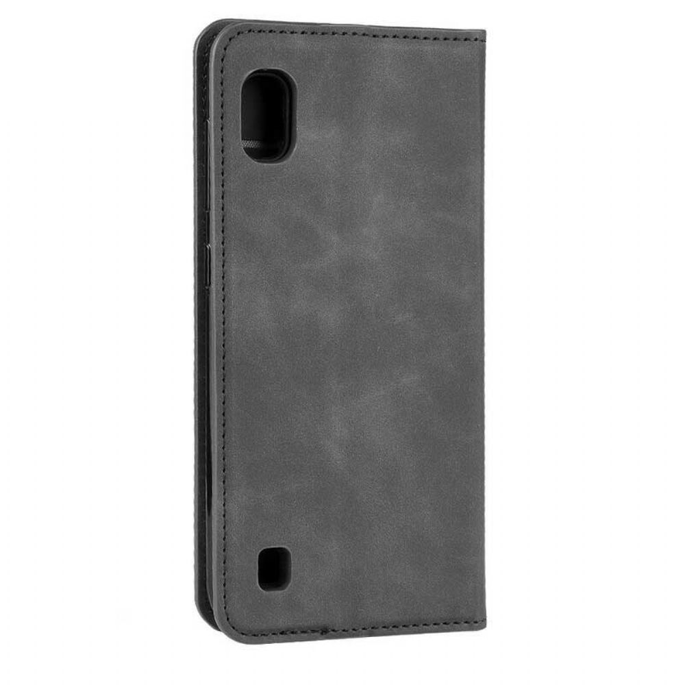 Schutzhülle Für Samsung Galaxy A10 Flip Case Weicher Ledereffekt