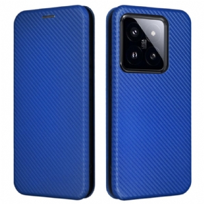 Flip Case Xiaomi 14 Kohlefaser