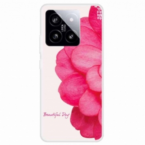 Hülle Für Xiaomi 14 Rosa Blume