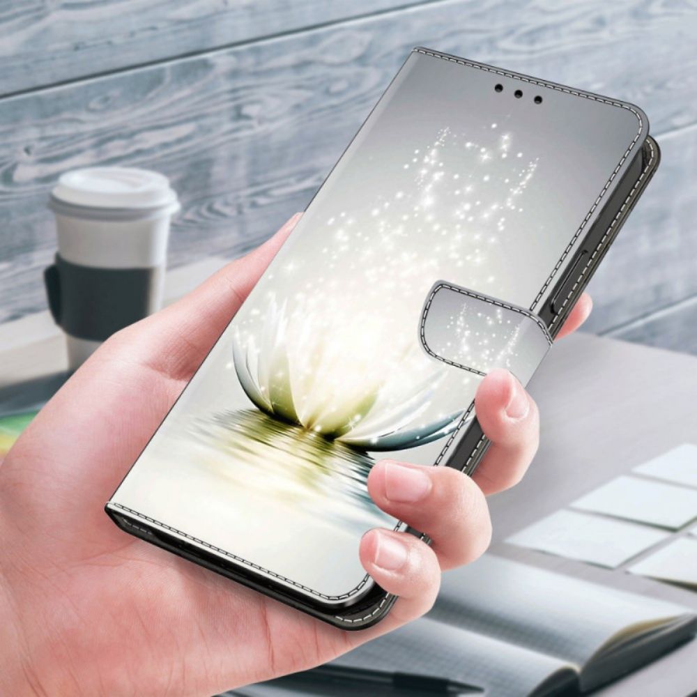 Lederhüllen Xiaomi 14 Handyhülle Lotus