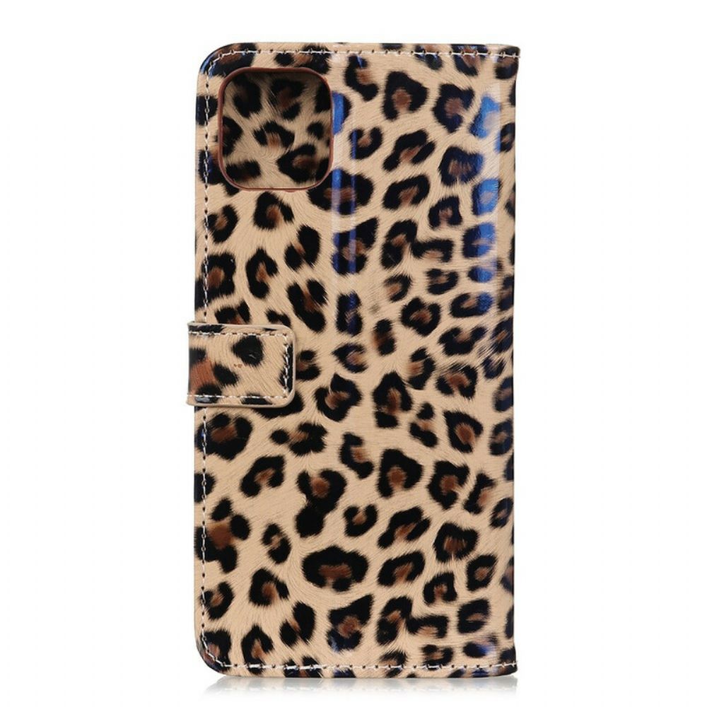 Flip Case Für Samsung Galaxy Note 10 Lite Leopard