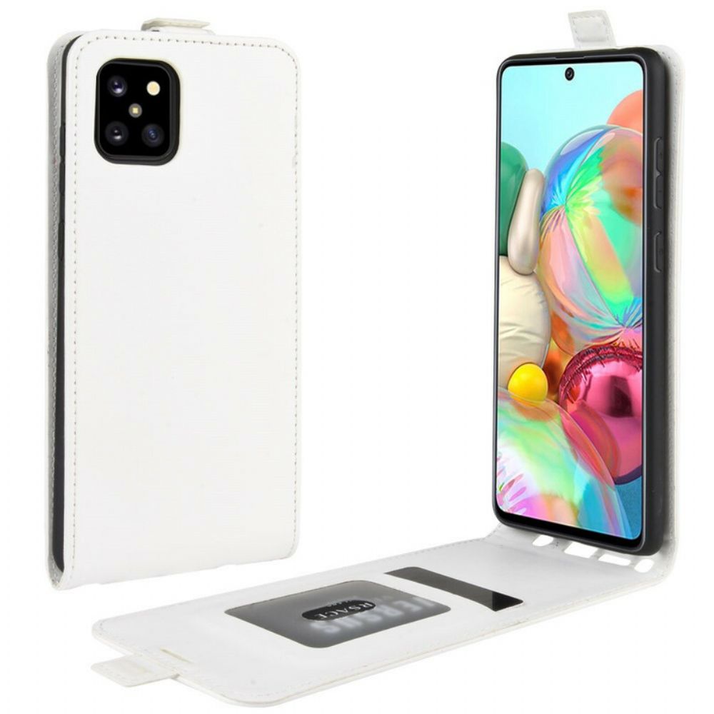 Lederhüllen Für Samsung Galaxy Note 10 Lite Flip Case Faltbarer Ledereffekt