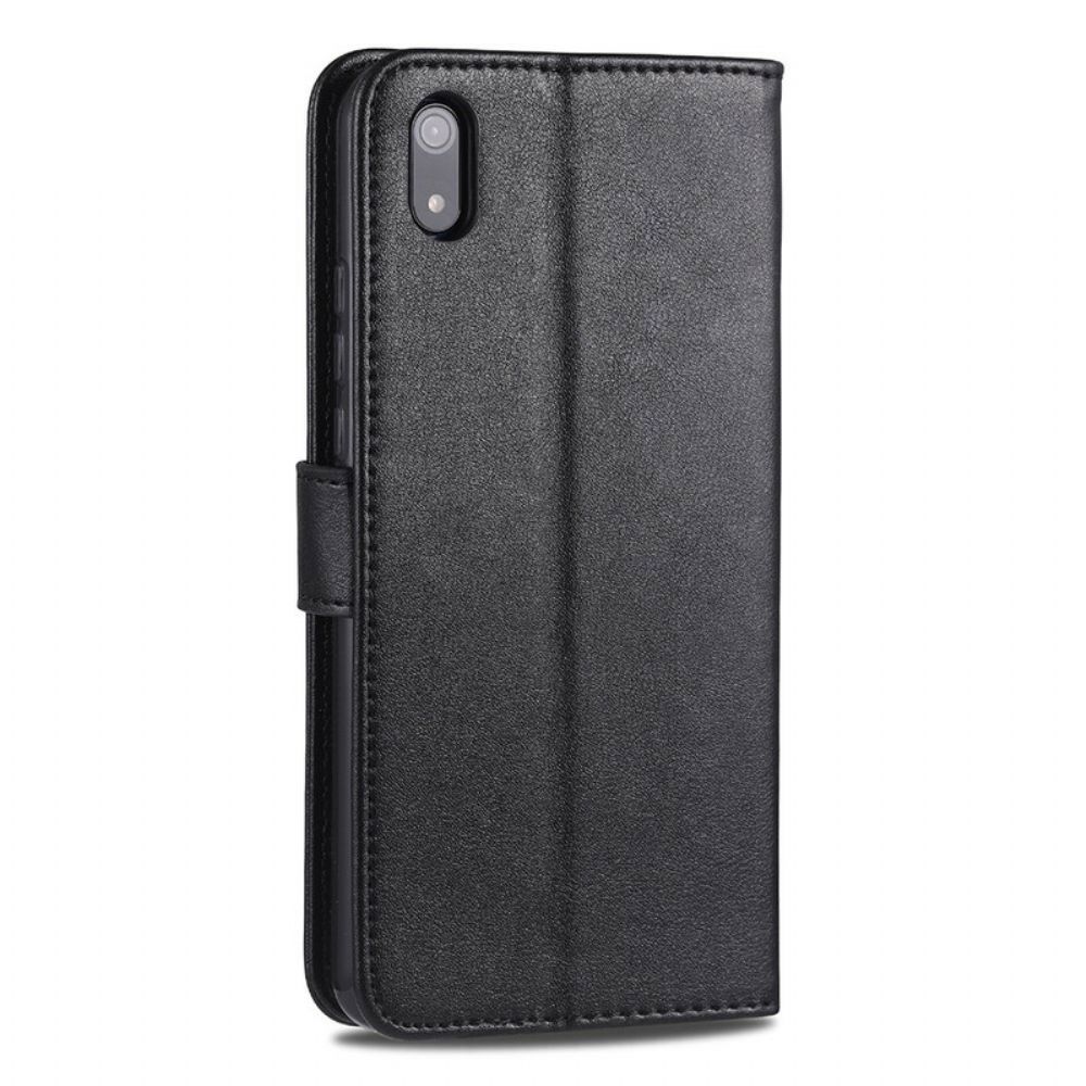 Flip Case Für Xiaomi Redmi 7A Azns Kunstleder