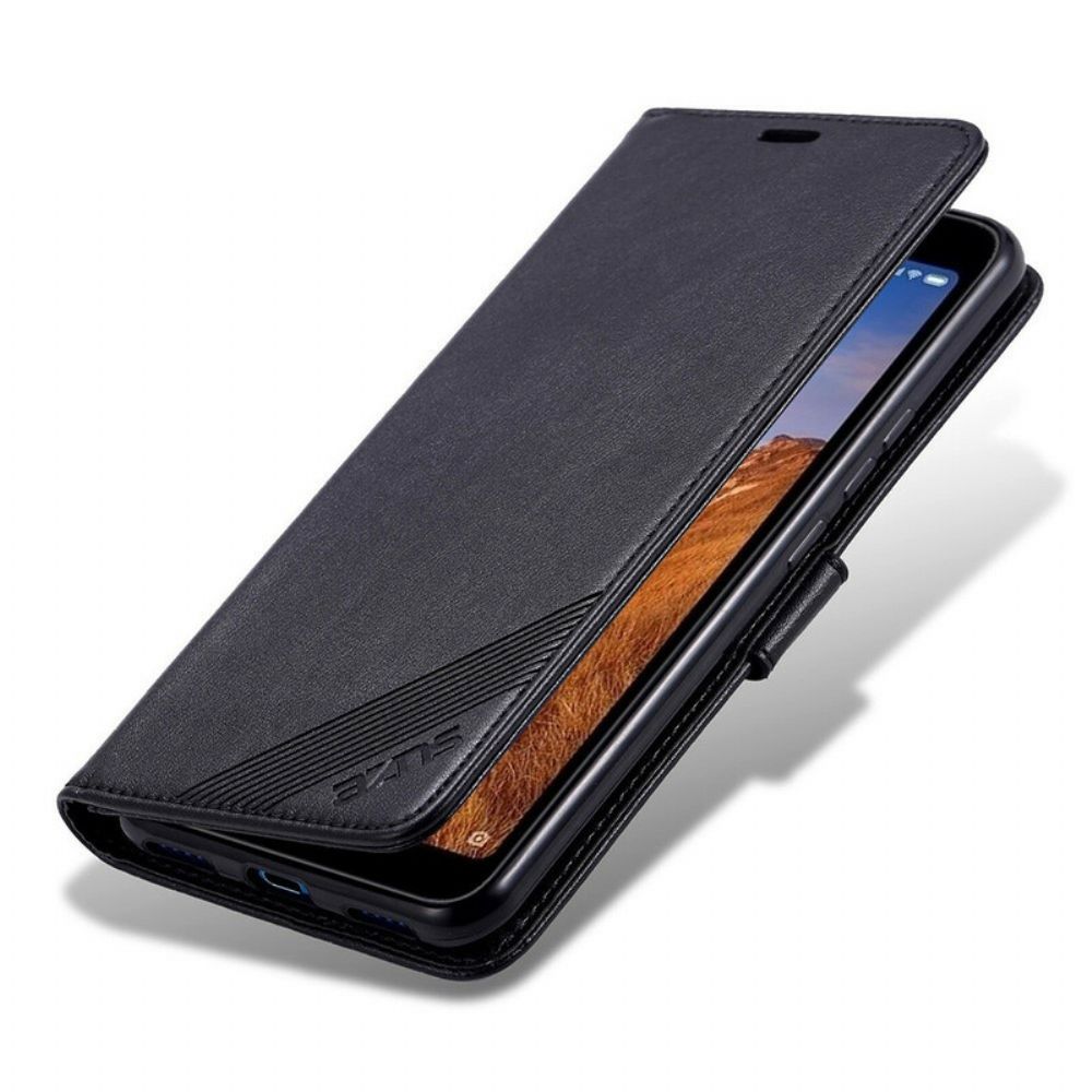 Flip Case Für Xiaomi Redmi 7A Azns Kunstleder