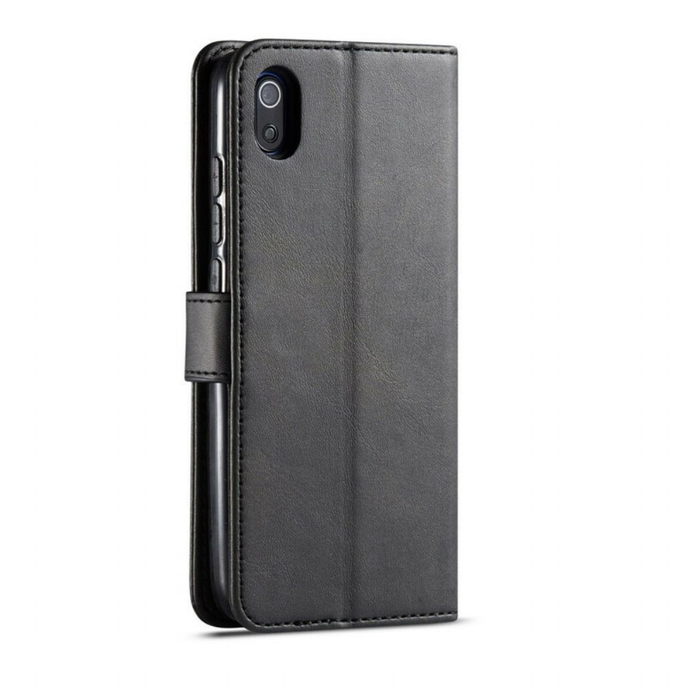 Flip Case Für Xiaomi Redmi 7A Lc.imeeke Ledereffekt