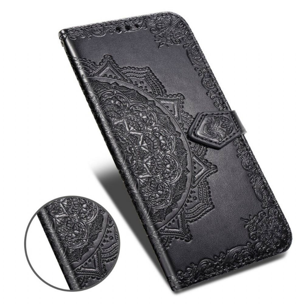 Flip Case Für Xiaomi Redmi 7A Mandala Sonne