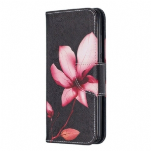 Flip Case Für Xiaomi Redmi 7A Rosa Blume