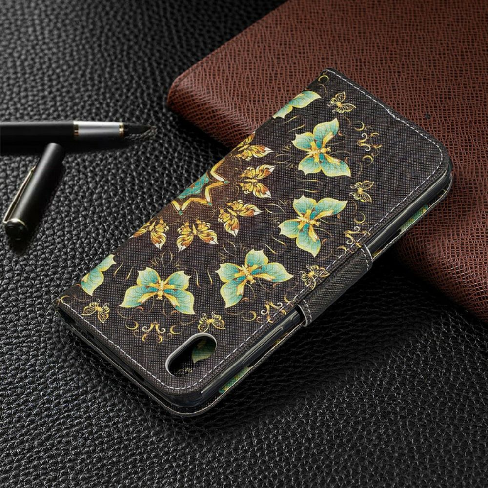 Flip Case Für Xiaomi Redmi 7A Schmetterlings-mandala