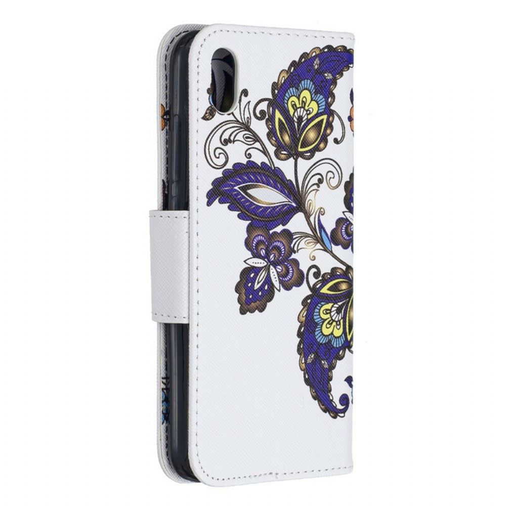 Flip Case Für Xiaomi Redmi 7A Tatoo-schmetterlinge