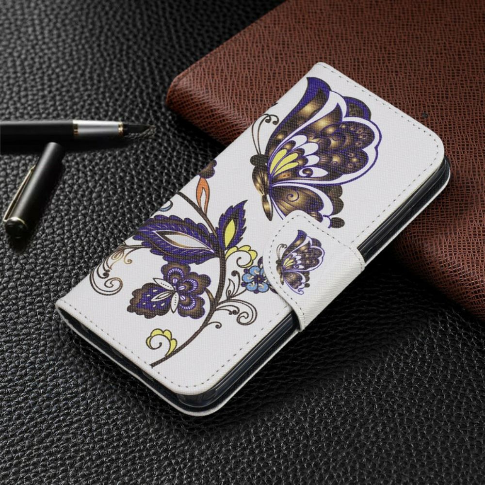 Flip Case Für Xiaomi Redmi 7A Tatoo-schmetterlinge