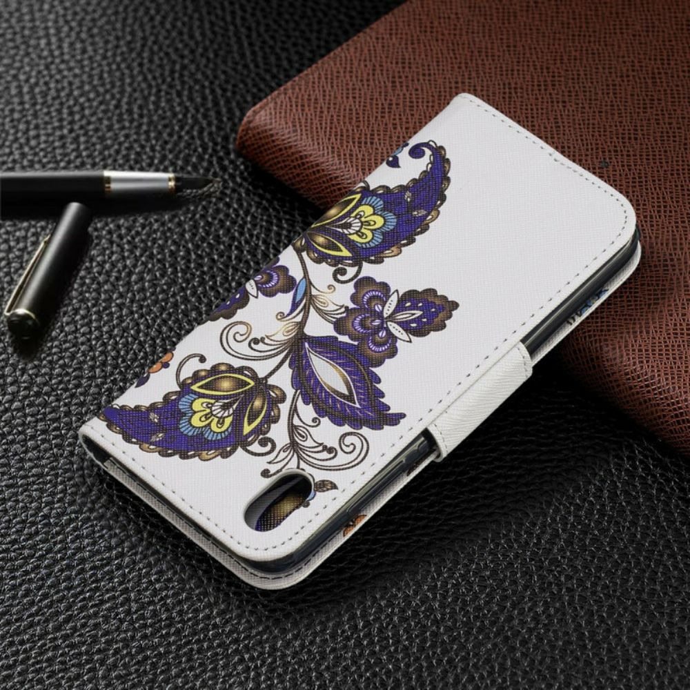 Flip Case Für Xiaomi Redmi 7A Tatoo-schmetterlinge