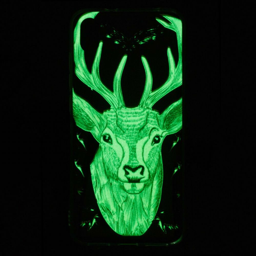 Hülle Für Xiaomi Redmi 7A Fluoreszierender Majestätischer Hirsch